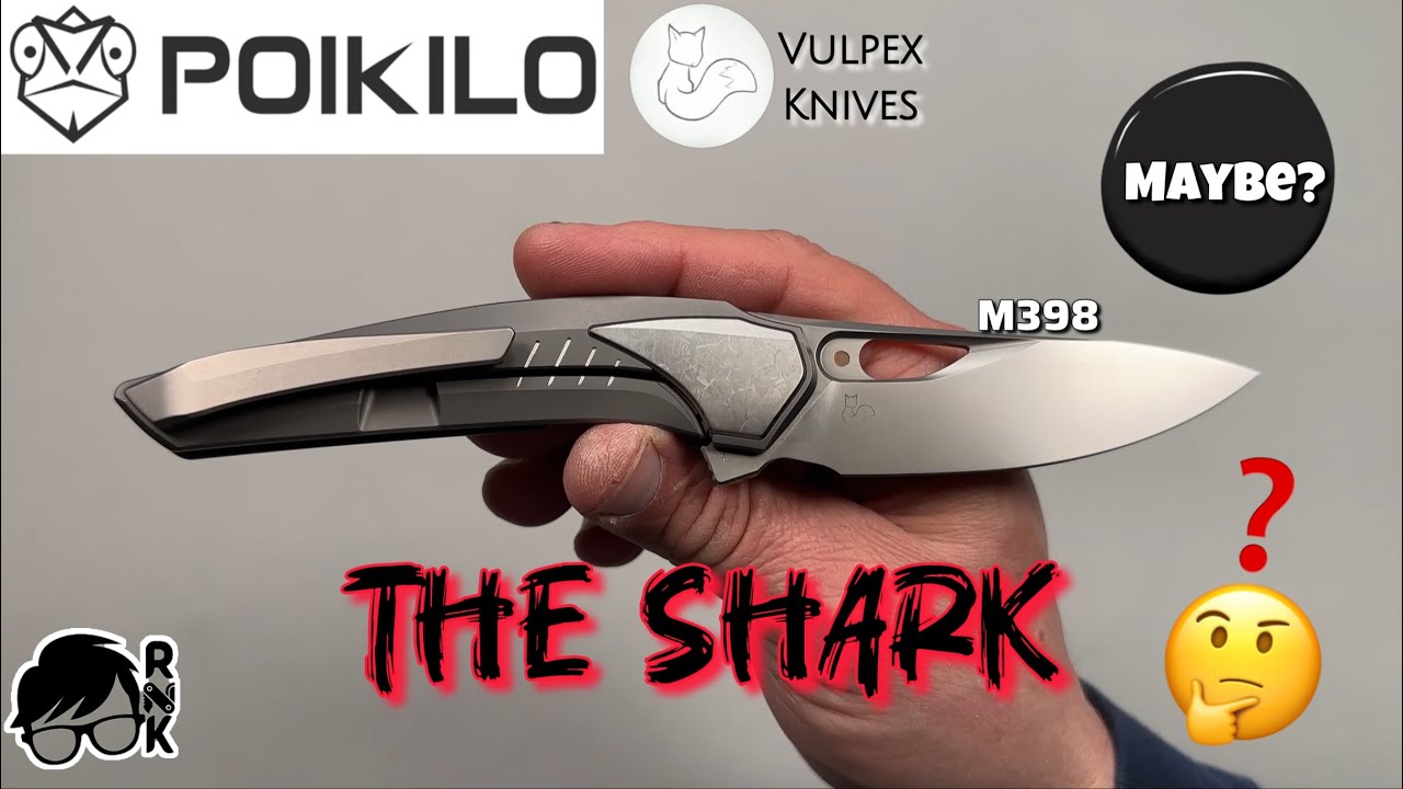 Oh, boy! Some unboxing madness that will be fun… the Poikilo Shark knife… this is interesting 🤔