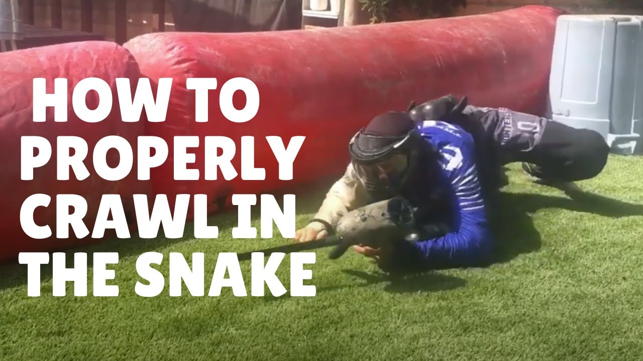 Paintball Training Episode 3. How to properly crawl in the snake 🐍