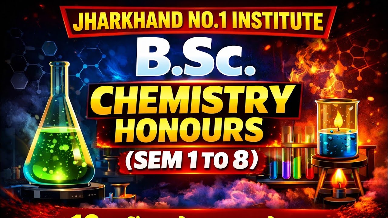 📚 B.Sc. CHEMISTRY HONOURS – All SEMESTER CLASSES | NEP 2020 | JHARKHAND No.1 CHEMISTRY INSTITUTE 