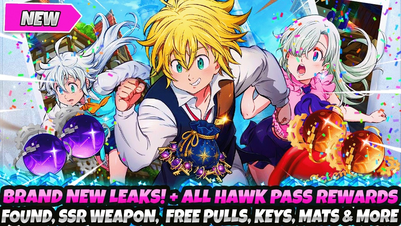 *BRAND NEW LEAKS* All Hawk Pass Rewards Found! Free Pulls, Keys! What Players Don't Like (7DS Origin