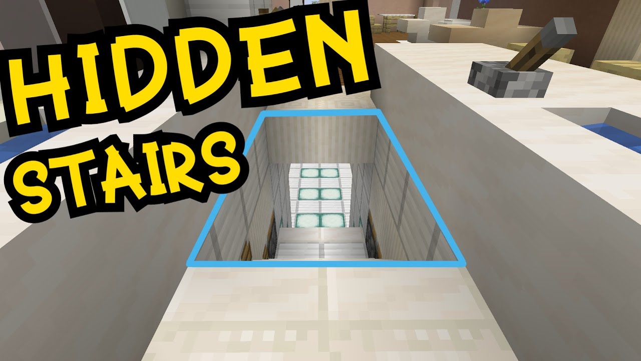 Minecraft Hidden Staircase 2 Wide 1.17