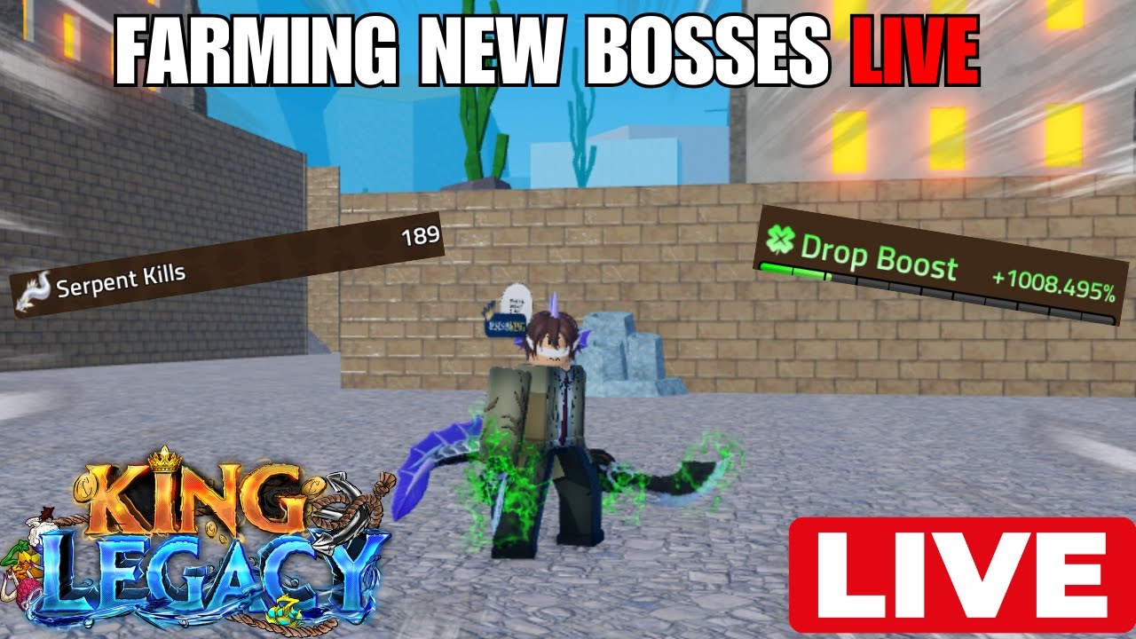 Farming The New Bosses | King Legacy