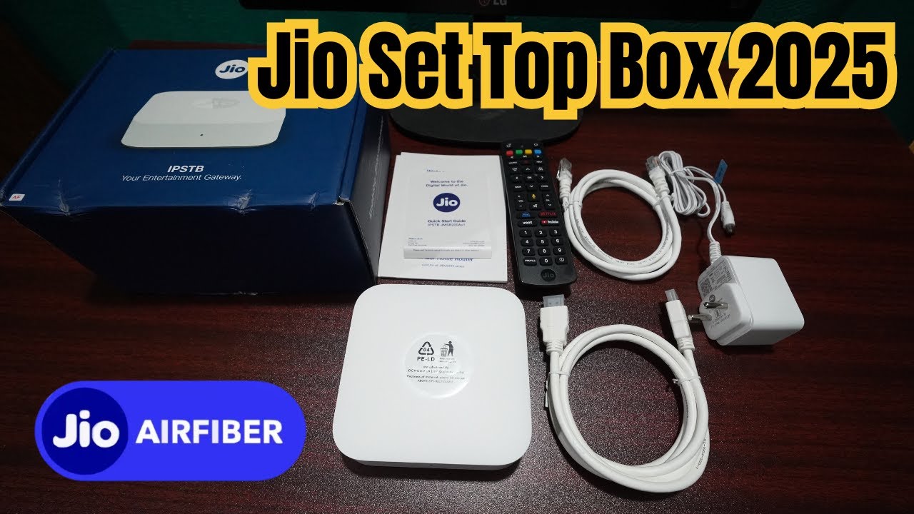 Jio Airfiber NEW Set Top Box 2025 || Unboxing, Review #jioairfiber #trending