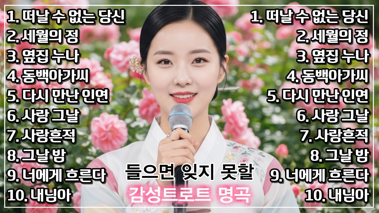 와.. 진국인 목소리를 찾았습니다! 설레면서 애절한 사랑, 그 시절 우리가 사랑했던 위로해주는 감성 트로트 메들리ㅣ자면서 들으세요ㅣ인생트로트ㅣ트로트ㅣtrotㅣ7080ㅣ5060