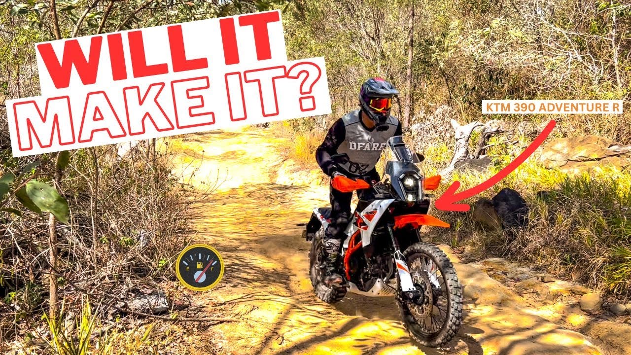 Тестирование запаса хода и подвески KTM 390 Adventure R