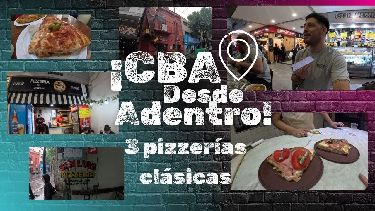 3 PIZZERIAS 🍕 CLÁSICAS de CORDOBA #pizzeria #cordoba #argentina