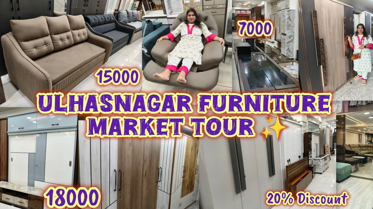 Ulhasnagar Furniture Market Latest Tour ✨ Wardrobes Bedsheet Furniture / Reality Of Furniture Market