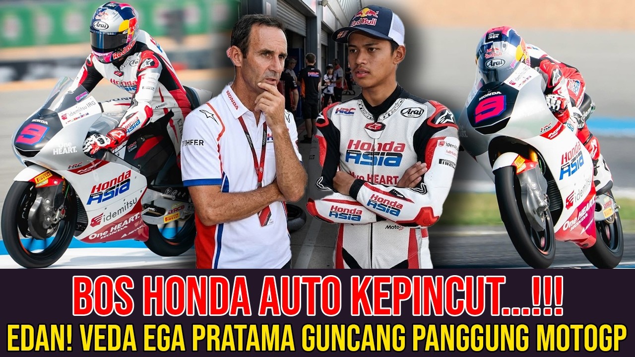 BOS HONDA SAMPAI MELIRIK😱💥Veda Ega Bikin Paddock MotoGP Thailand Geger, Masa Depan Cerah Boss