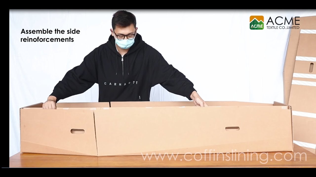 The installation guide of Cardboard Coffin