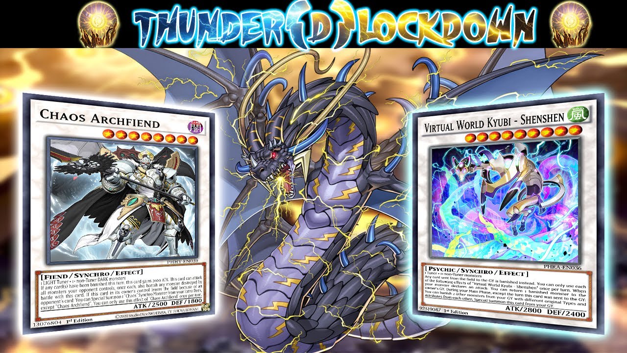 Thunder Dragon Deck June 2025-yugioh master duel