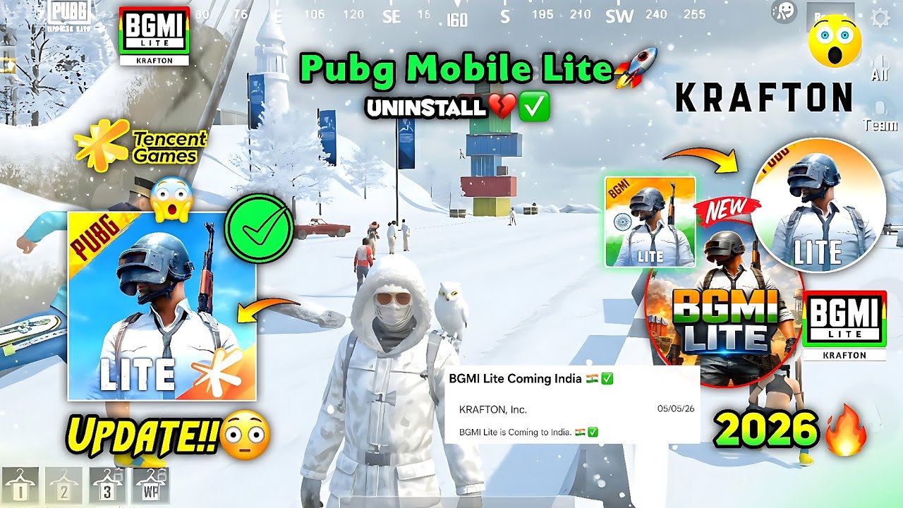 🥶PUBG/BGMI Lite Comeback💯😳Update 2026 | PUBG Lite New Update!🤯 BGMi Lite Date?? 2026 🔥