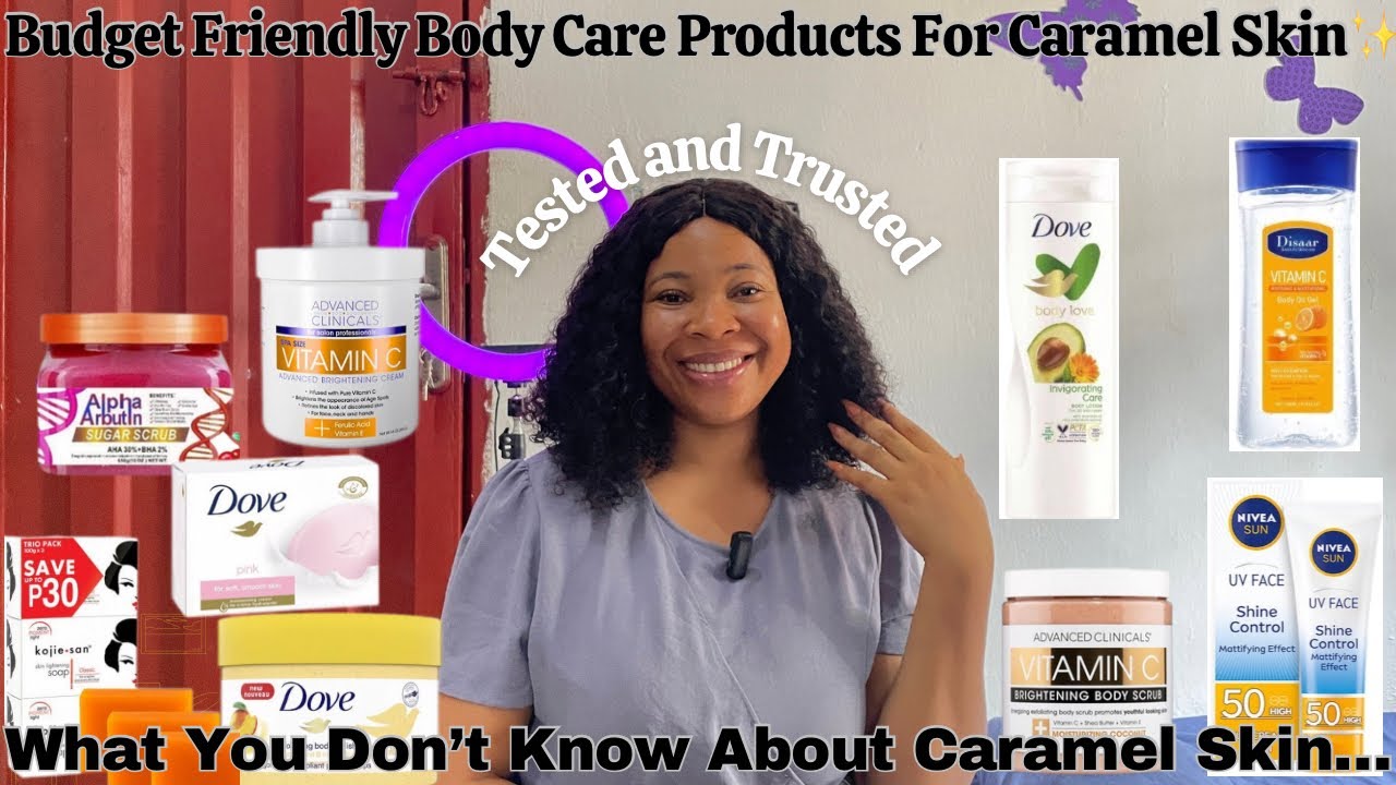 Affordable *Head to Toe* Body Care Routine For a Radiant Caramel Skin| caramel skincare products