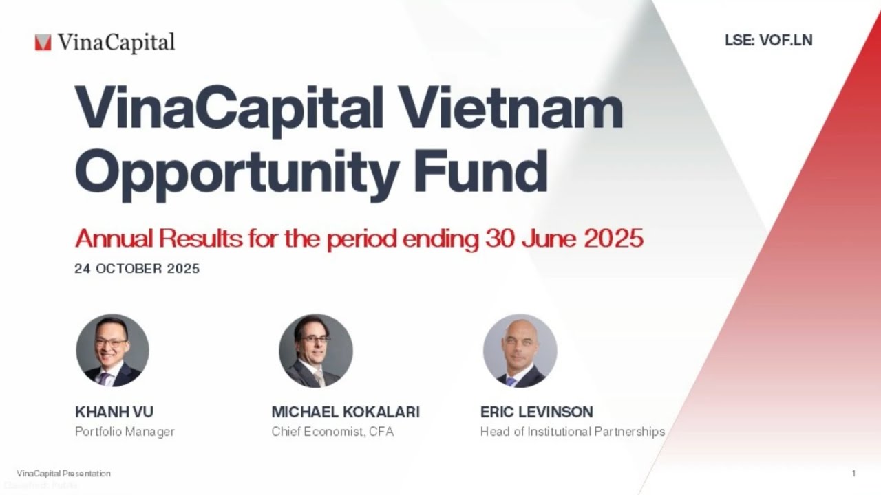 VINACAPITAL VIETNAM OPPORTUNITY FUND LD &mdash; Презентация для инвесторов