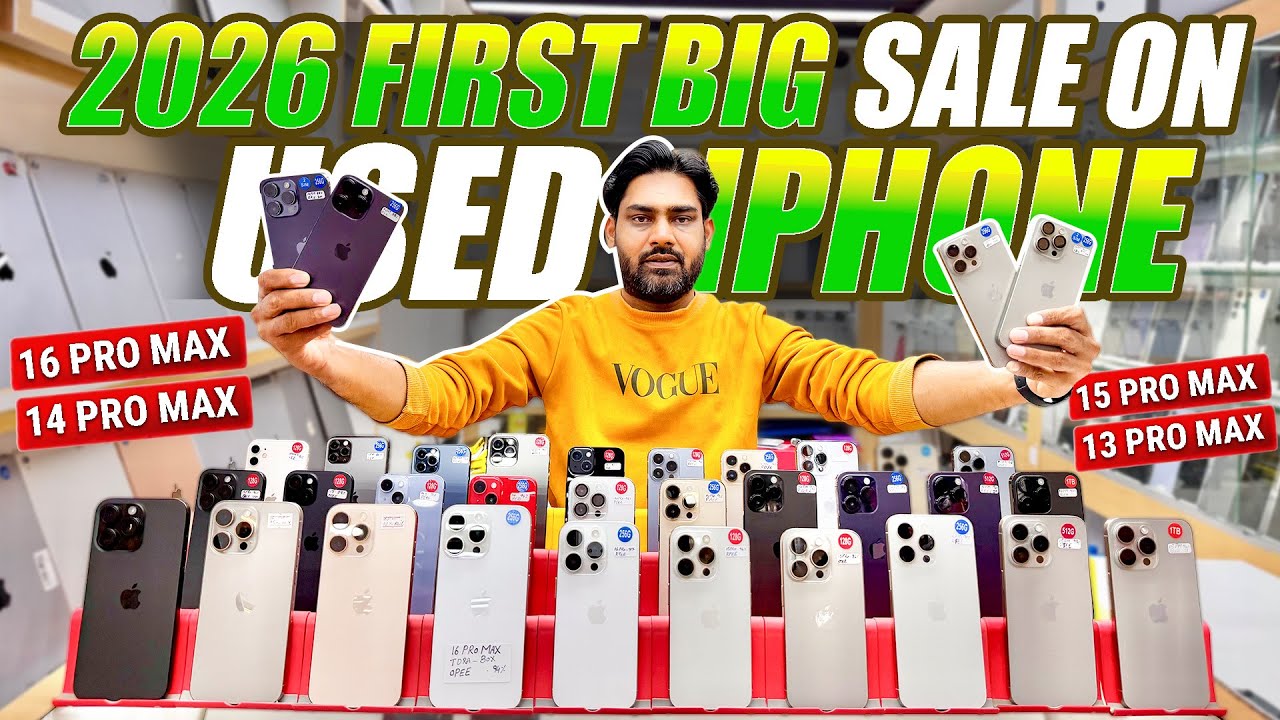 🔥2026 FIRST BIG USED IPHONE MEGA SALE IN DUBAI 🔥| USED IPHONE PRICE IN DUBAI | USED MOBILE IN DUBAI 