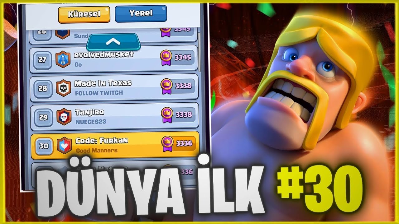 D&Uuml;NYA İlk 30&rsquo;a GİRMEK!! (Anabacı &ccedil;oştu)