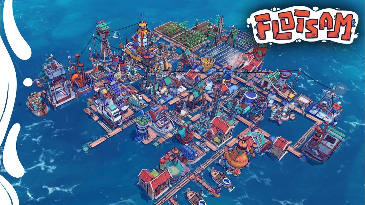 Seagull Scavenging, Tree Farming, and Fish Cleaning in Flotsam