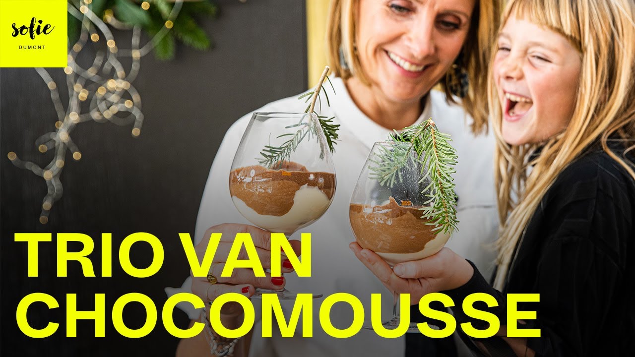 Feestelijke trio van chocomousse 🍫 | Sofie Dumont