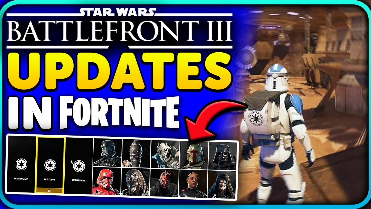 Star Wars Battlefront 3 w Fortnite właśnie dostało DUŻĄ AKTUALIZACJĘ!
