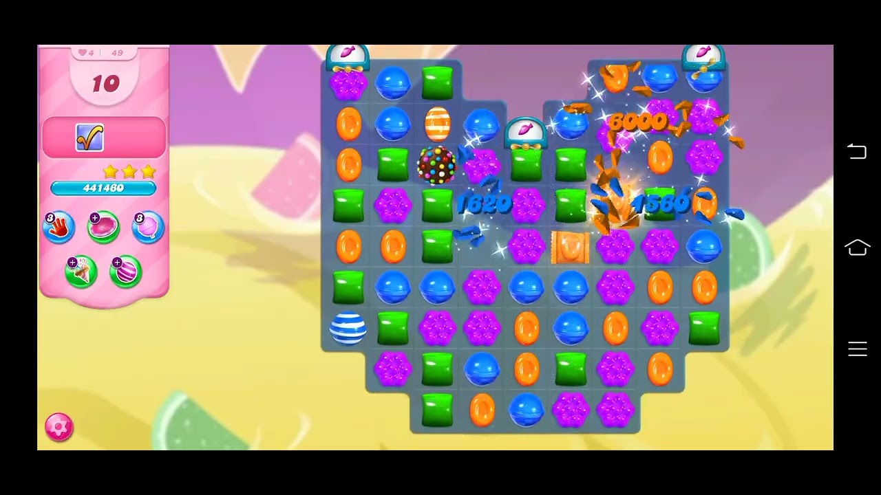 Candy crush saga level 49