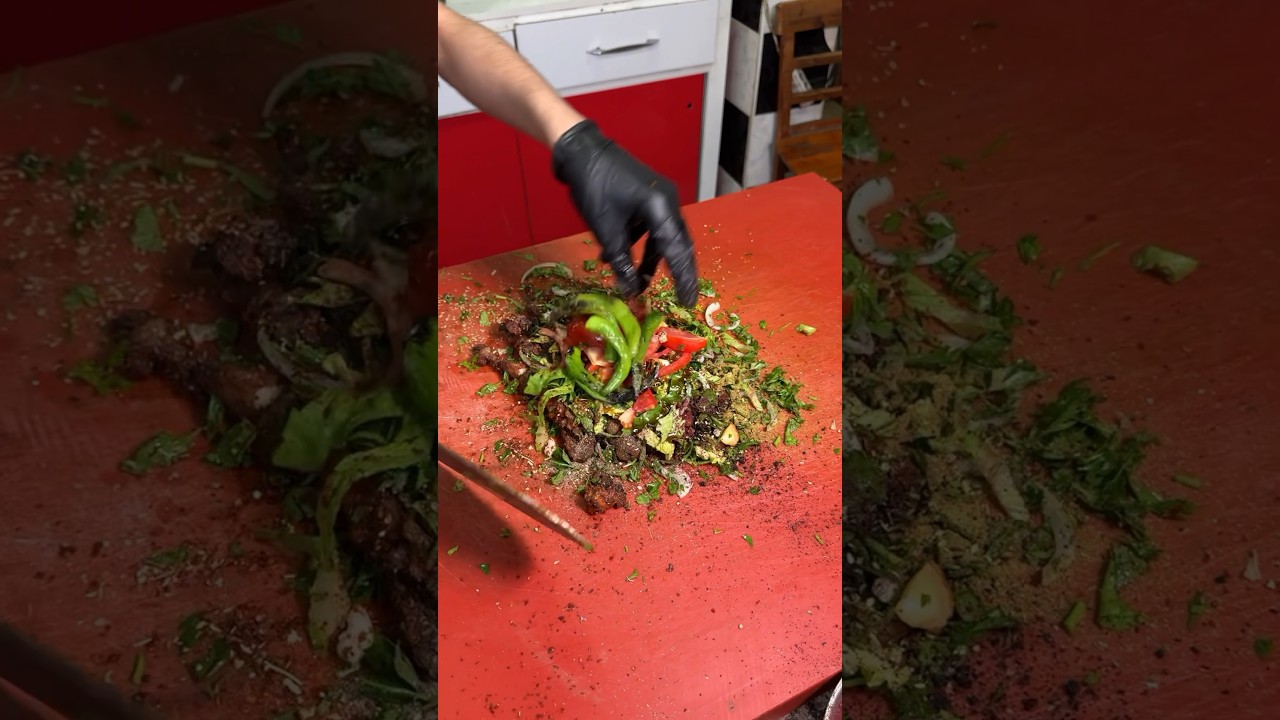 Kebap&ccedil;ı Muzo'dan Zırhta &ccedil;ekilmiş Kebap D&uuml;r&uuml;m