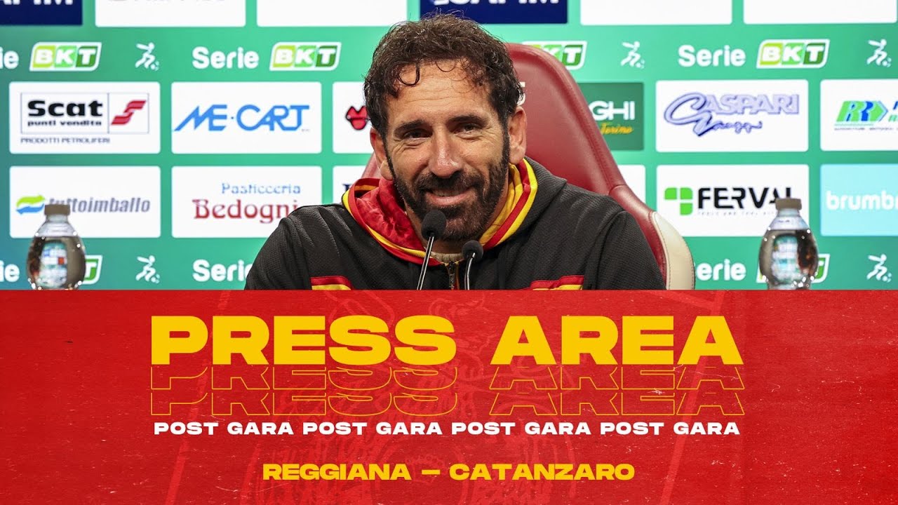 PRESS AREA | CASERTA NEL DOPO GARA DI REGGIANA-CATANZARO