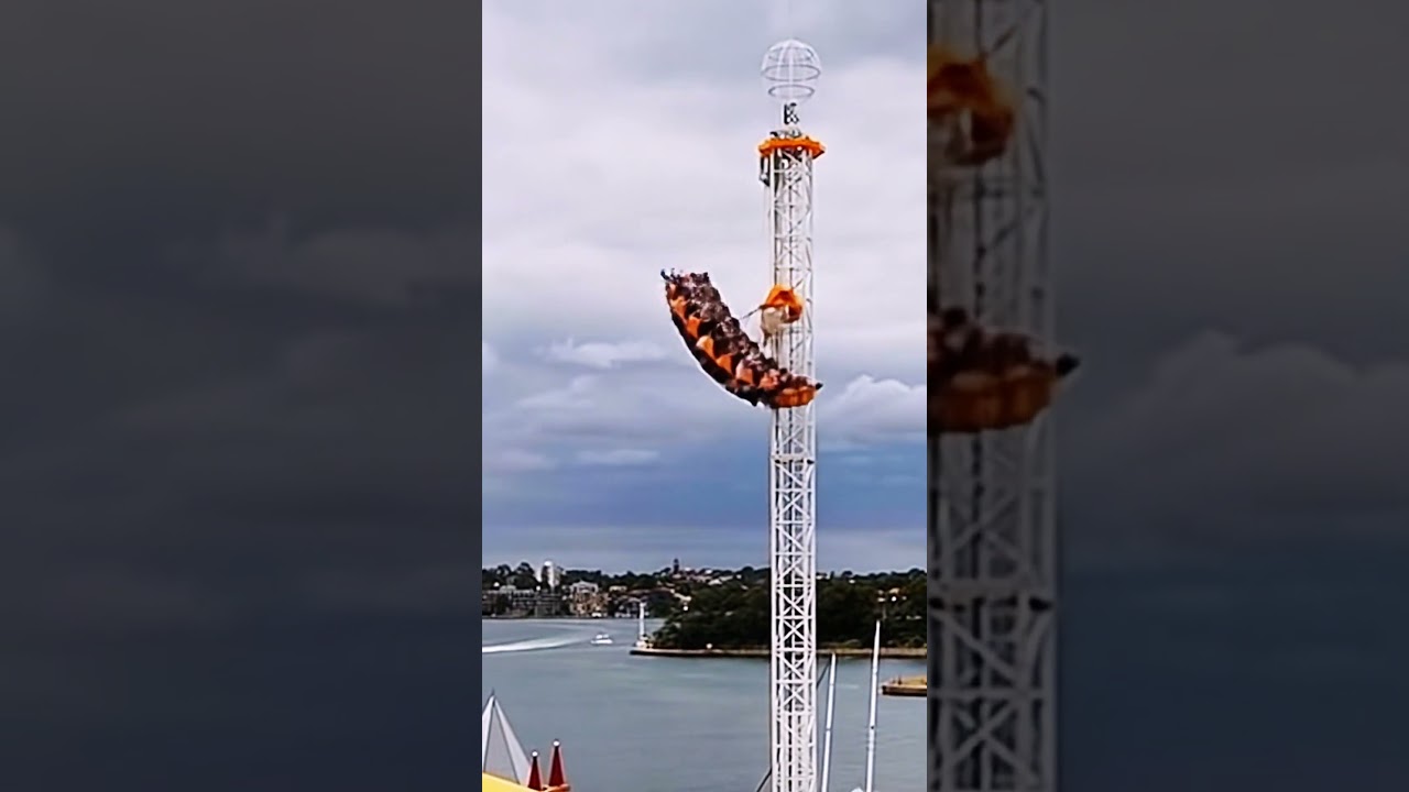 Drop Tower Freefall Turns Fatal! ⚠️#Shorts