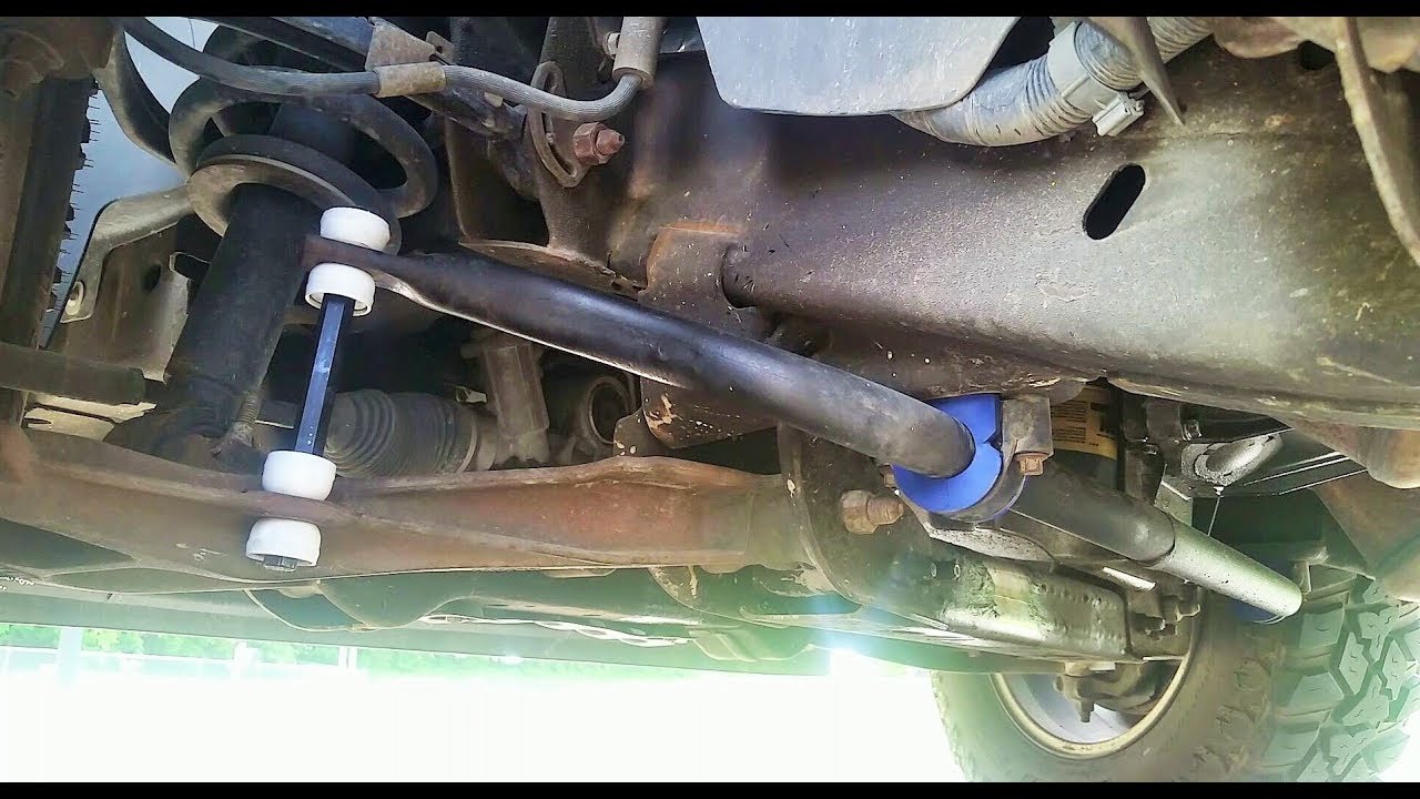 2007 chevy silverado sway bar link and mount bushing replacement ( how I did it)