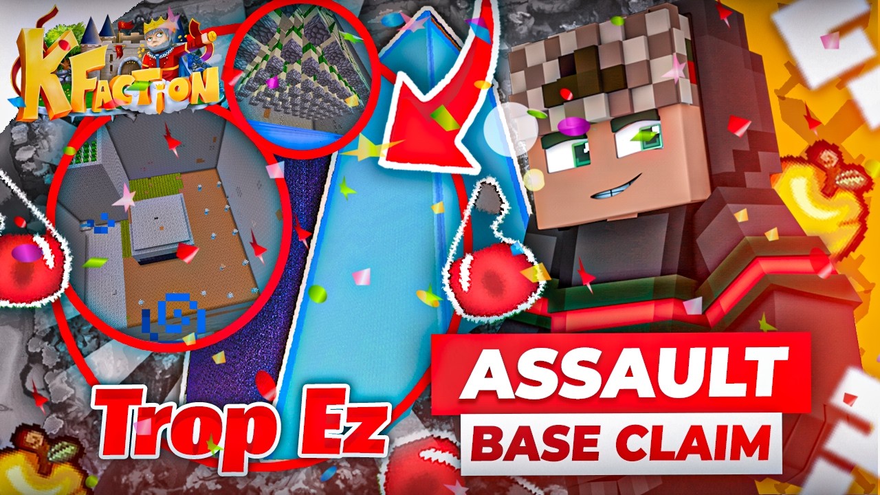 💣 ASSAUT de plusieurs BASE CLAIM, DROP de STUFF P4 sur kFaction V10 ! (Concours 1000 pb's)
