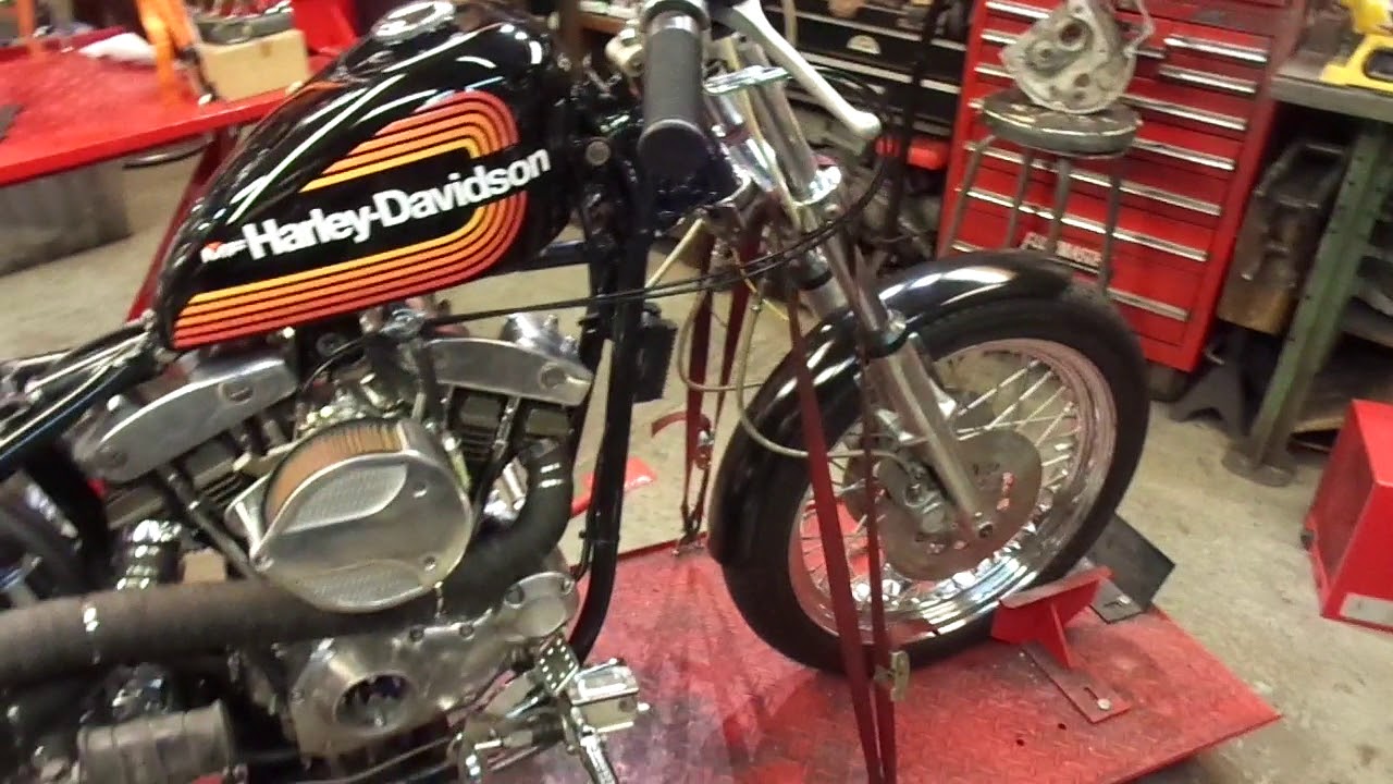 Divorced Ironhead Sportster Running! Shovelhead Trans/Frame