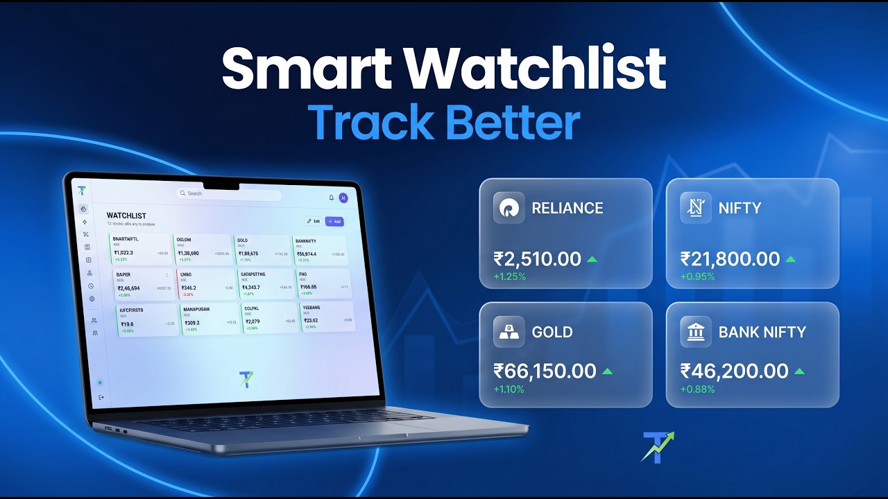 Track Your Favourite Stocks Instantly &mdash; Watchlist Feature | TradeMine.ai