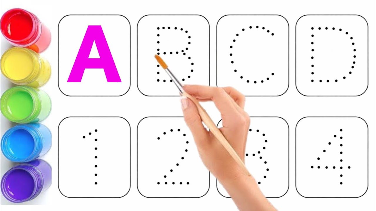 ABCD + 1234 Learning Video | Kids Educational Video | Nursery Class