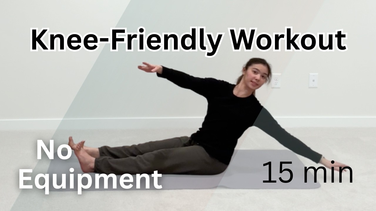 Easy Knee-Friendly Full Body Workout | Low Impact, No Equipment, 15 Min (Day 17)