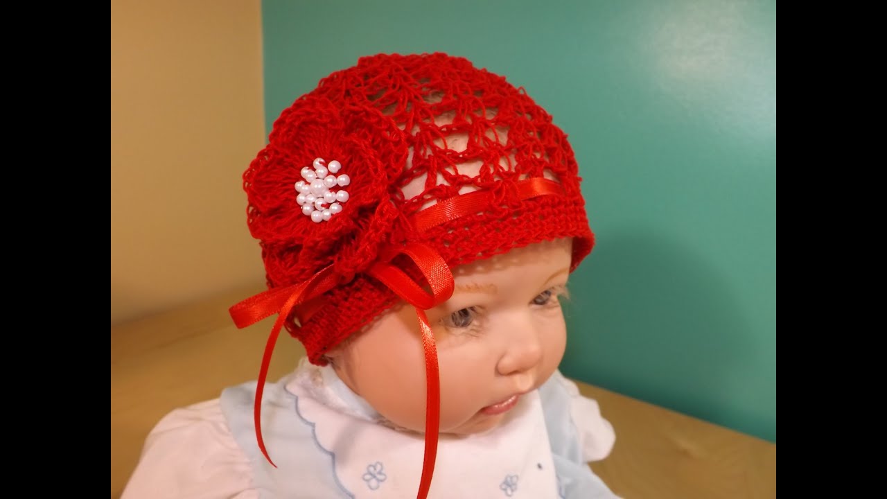Crochet Gorrito De Verano Para Bebe'