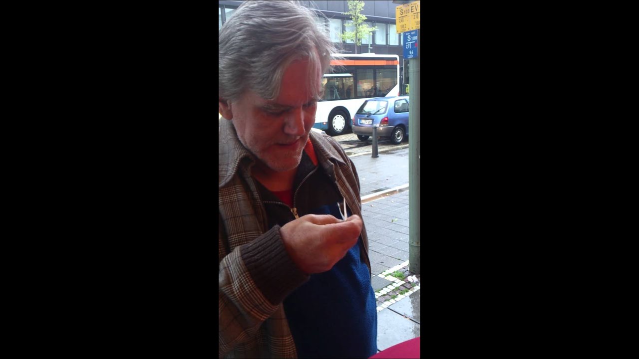 Kippe drehen mit einer Hand