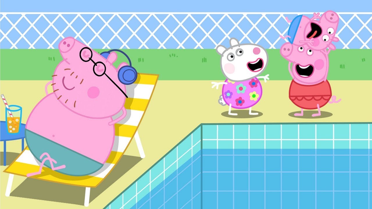 George asked for help but Daddy Pig didn't hear her | Peppa Pig Funny Animation
