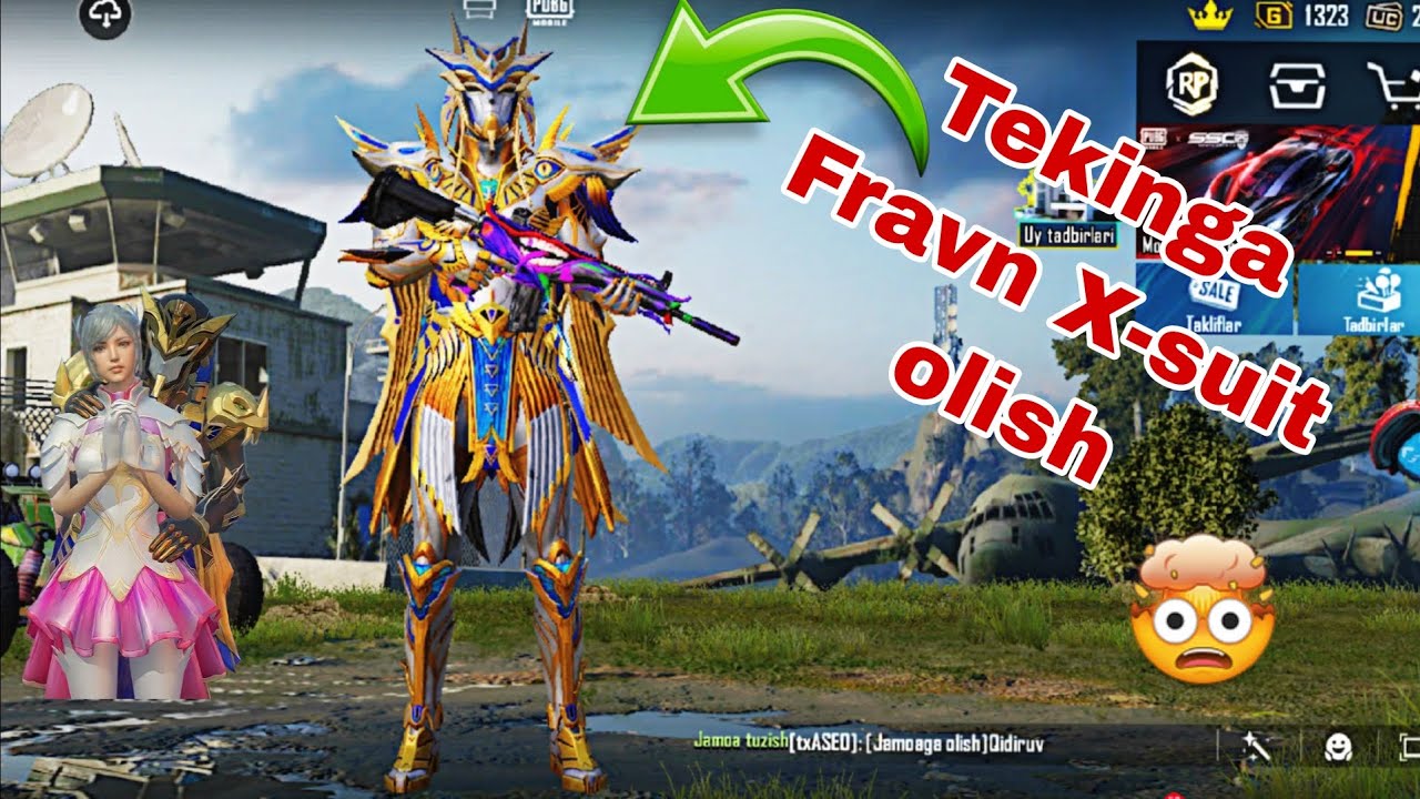 TEKINGA FRAVN X-SUIT VA SHUT😱😱 | Pubg Mobile Tekinga fravn xsuit va shut @Mrmurodjon