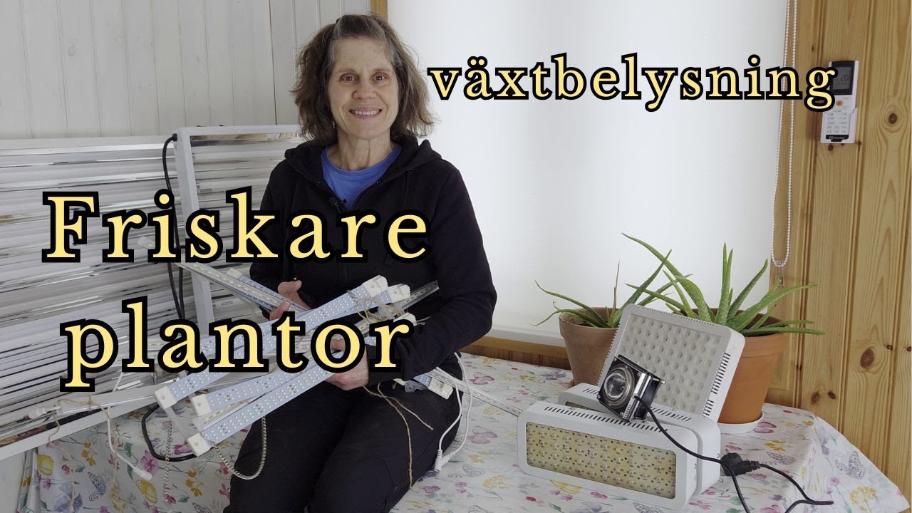Växtbelysning för småplantor - mina lampor, misstag & lärdomar (del 7)