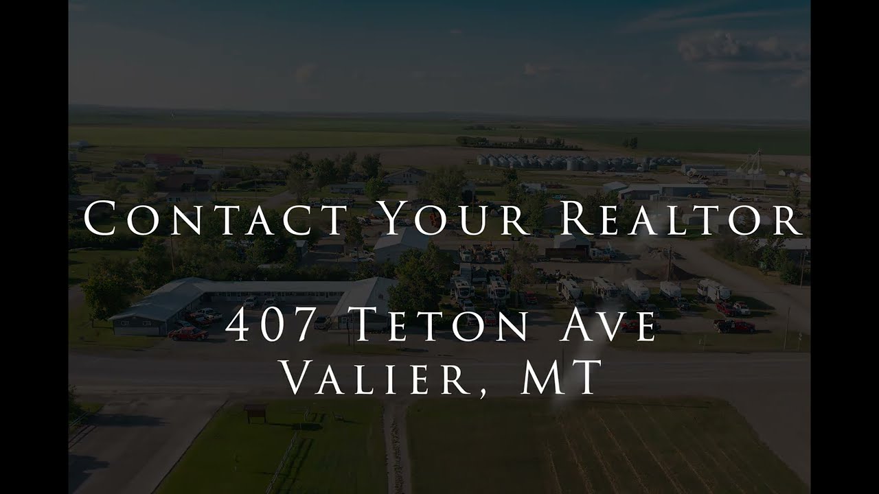 407 Teton Ave., Valier, MT (Lake Frances Inn)