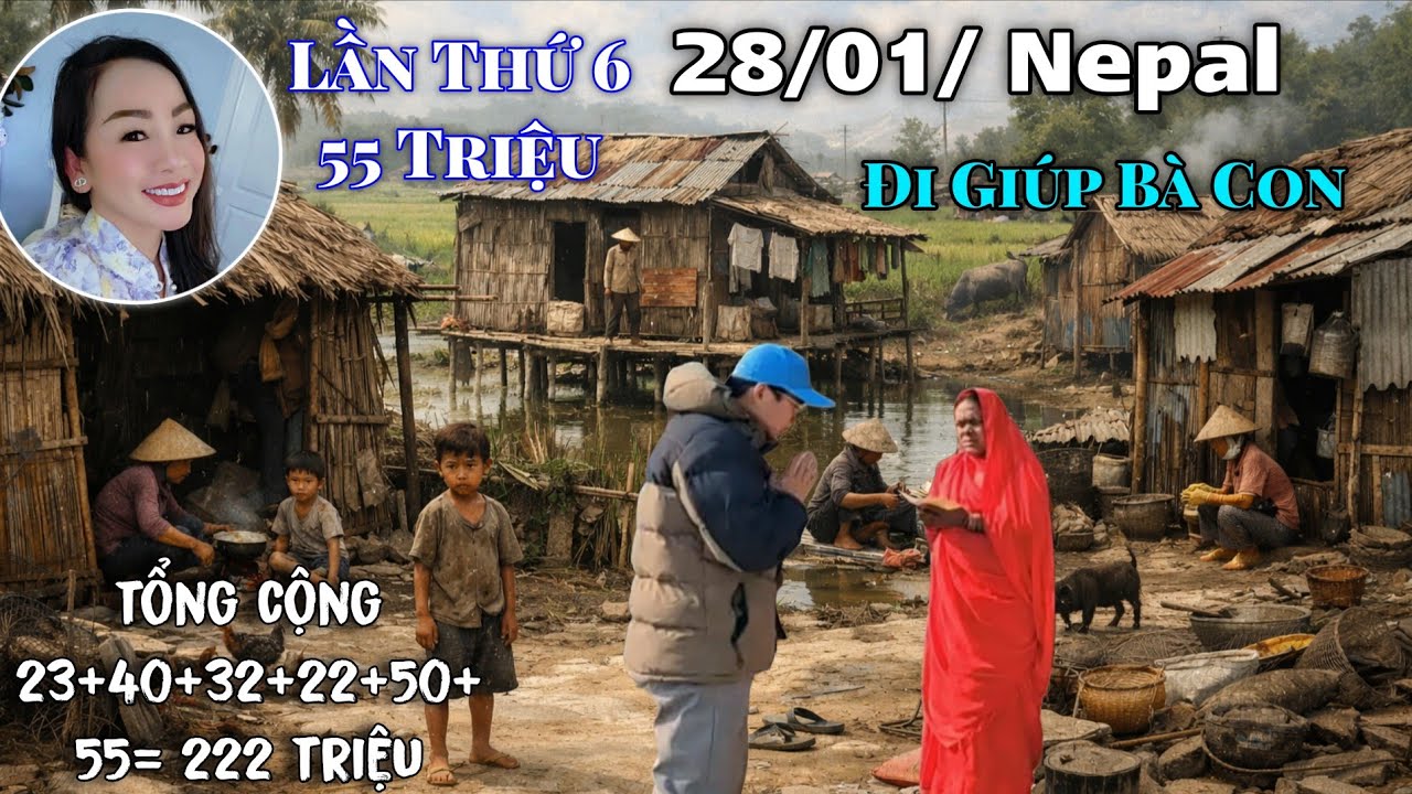 Đến Vùng Quê Trao Tịnh Tài Giúp Đỡ Bà Con Nepal 28/1/2026 - Vàng đang phát trực tiếp!