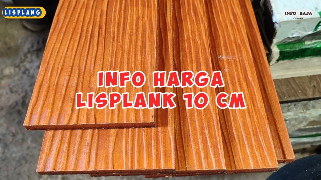 info harga lisplang shera 8mmx10cmx3meter warna coklat terbaru 2024