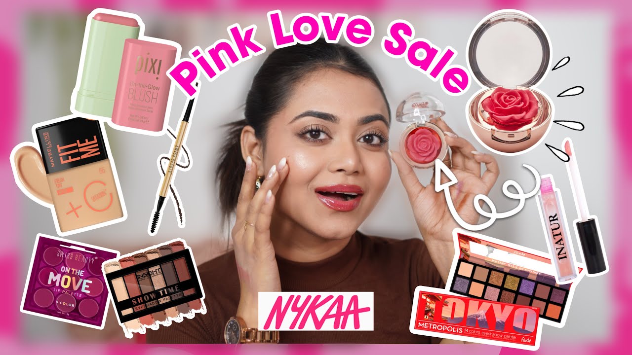 * Unsponsored * Nykaa Pink💗 Love Sale Haul | 50% off 😳