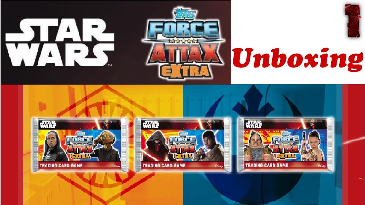 Unboxing #1-Star Wars Force Attax Extra