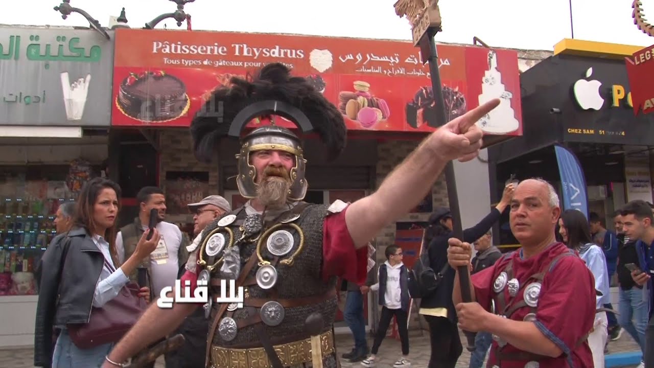 الجنود الرومان يظهرون مجددا في شوارع تونس؟مشاهد تذكرك بساحة الحـ ـرب وكأنك في فيلم قلادياتور !!