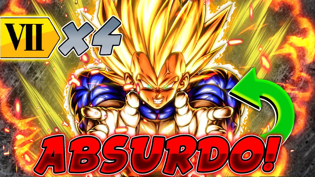 ESTO ES ABSURDO EL DAÑO ES BRUTAL X4 ZENKAI SUPER VEGETA LENGENDS LIMITED / Dragon Ball Legends