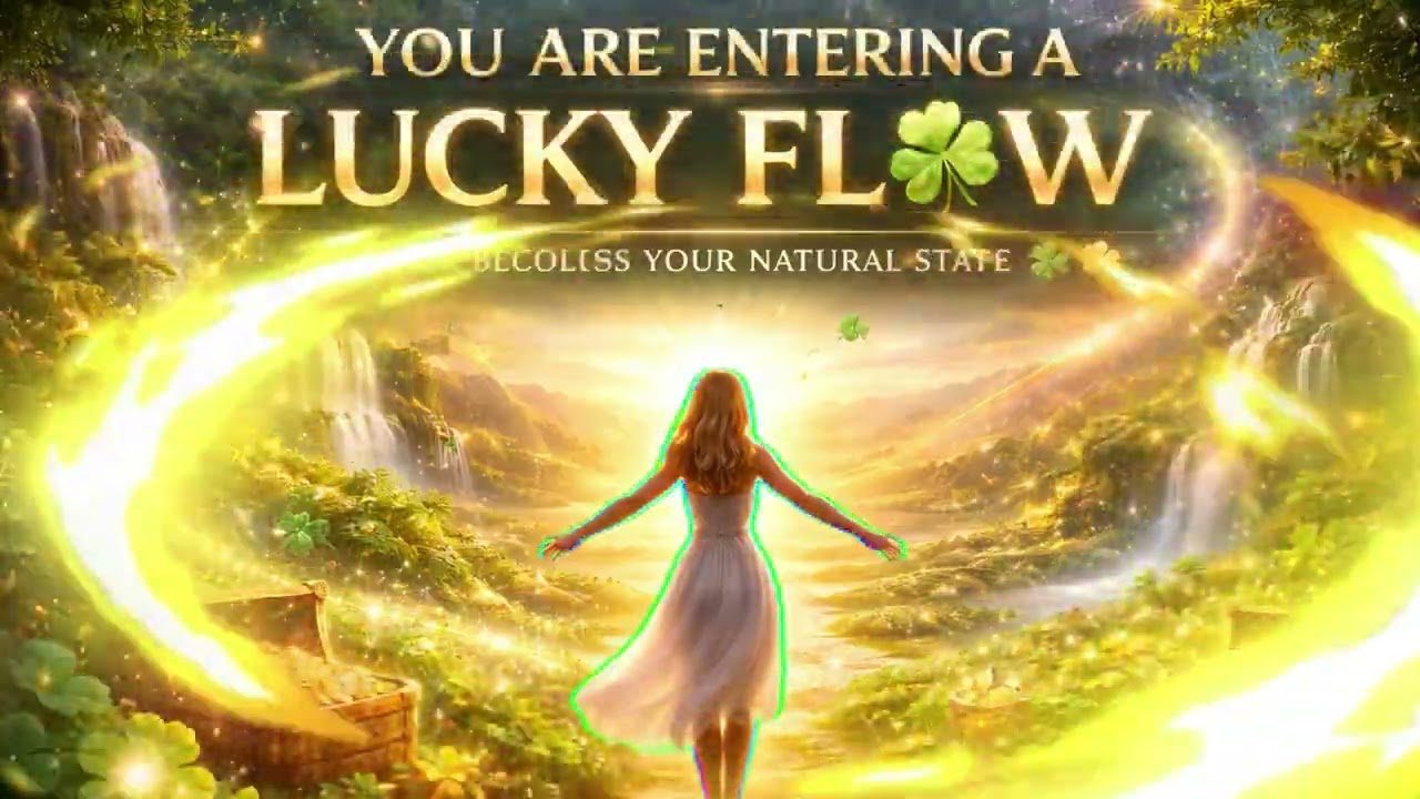 YOU ARE ENTERING A LUCKY FLOW/AFFIRMATION: LUCK BECOMES YOUR NATURAL STATE 🍀✨