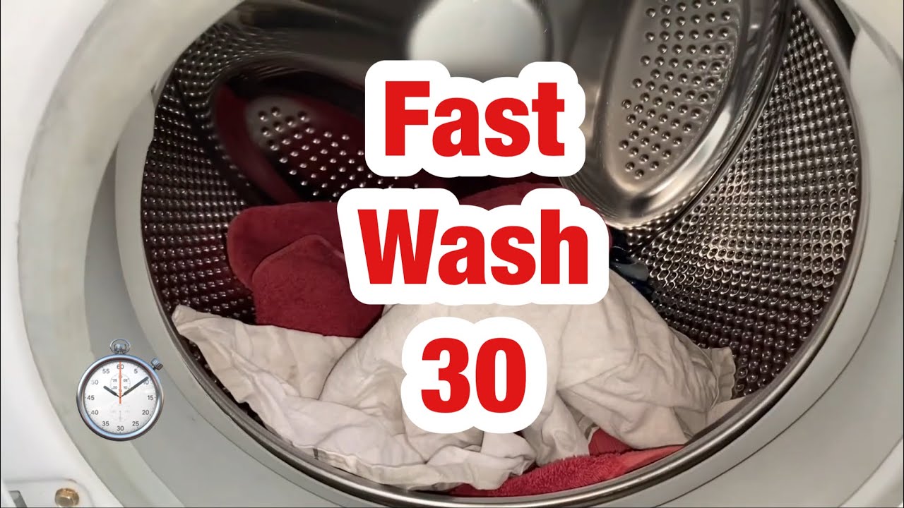 Hotpoint aquarius WF541 washing machine || Fast wash 30
