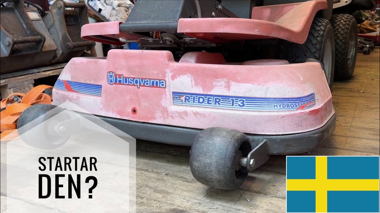 Husqvarna Rider 13. Startar inte enligt förra ägaren! Nytt projekt, får jag igång den?