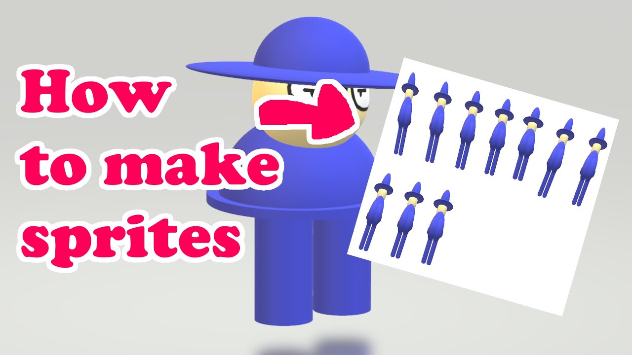 How to make 3D spritesheets and dither them. (TUTORIAL)(FNF)