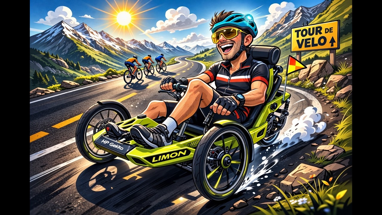 Unterwegs mit dem Liegefahrrad