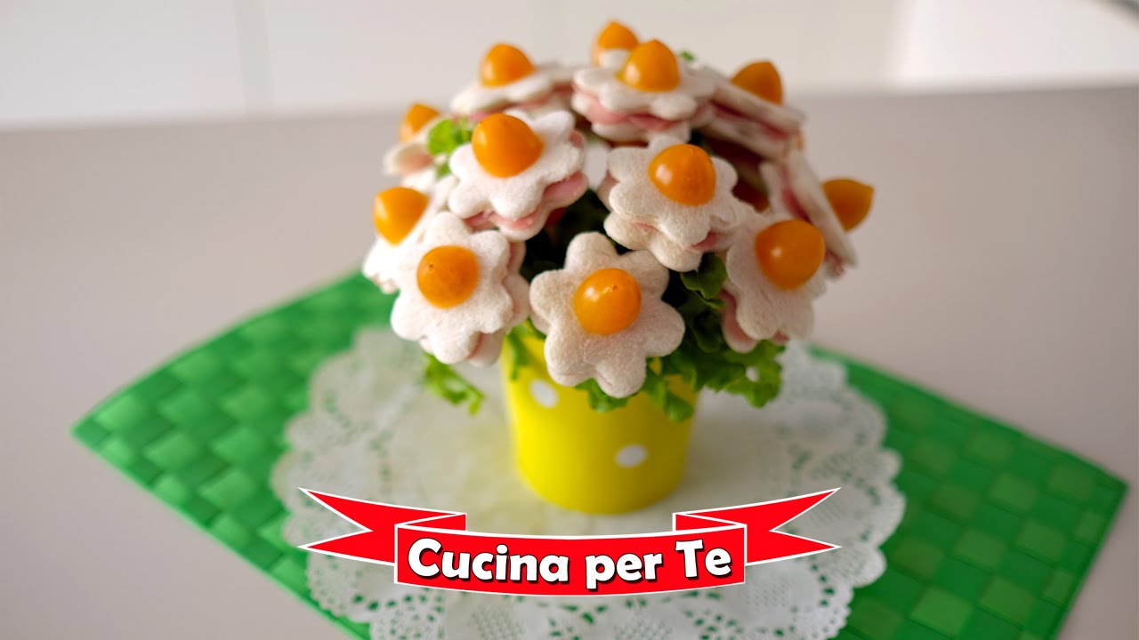 Bouquet di Tramezzini (Tutorial) - Antipasti creativi